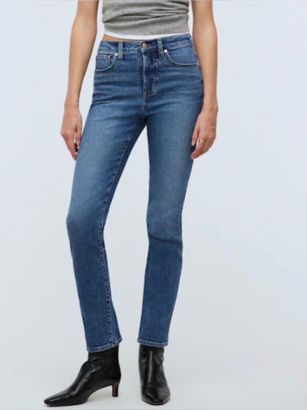 Madewell Stovepipe straight leg jeans size 27